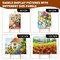 3 Pack 15 Inch Wood Easels, Easel Stand for Painting Canvases, Art, and Crafts, Tripod, Painting Party Easel, Kids Student Tabletop Easels for Painting, Portable Canvas Photo Picture Sign Holder